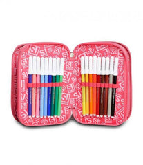 Astuccio 3 zip SJ Wondrous Girl