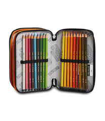 Astuccio scuola Seven 3 zip Camoupix Boy