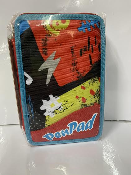 Astuccio 3 ZIP Seven sj boy pen pad high tech completo di tutto