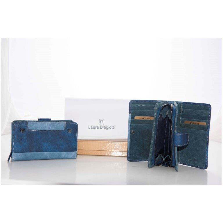 Portafoglio donna Laura Biagiotti blu
