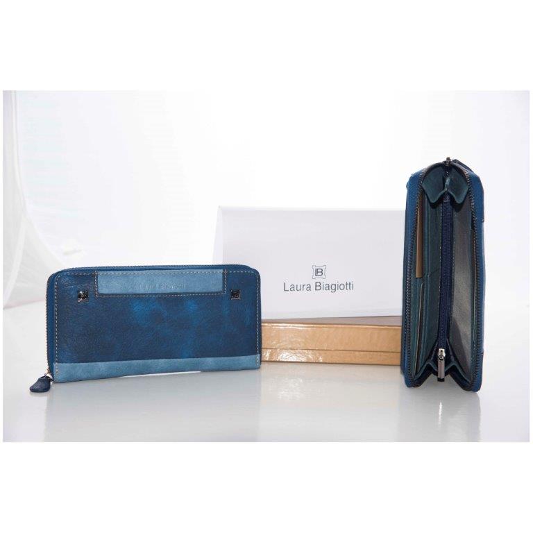 Portafoglio donna Laura Biagiotti blu