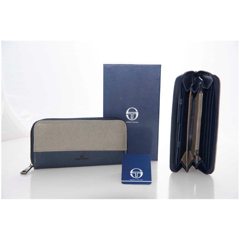 Portafoglio donna Sergio Tacchini blu grigio