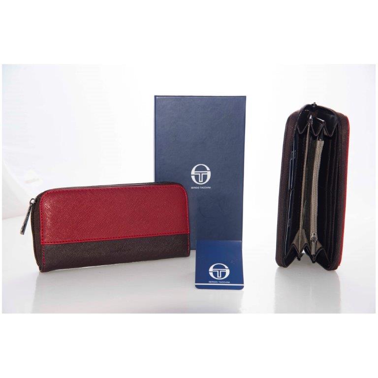 Portafoglio donna Sergio Tacchini rosso marrone