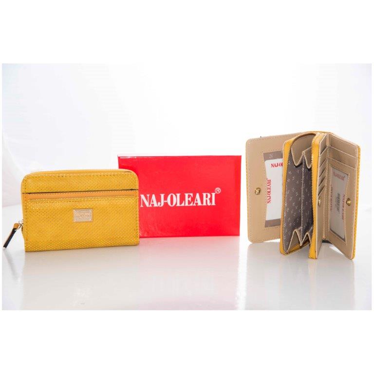 Portafoglio donna Naj Oleari giallo