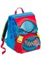 Coordinato schoolpack Seven ANIMALI DA SJ BOY zaino estensibile con flip system + astuccio 3 zip