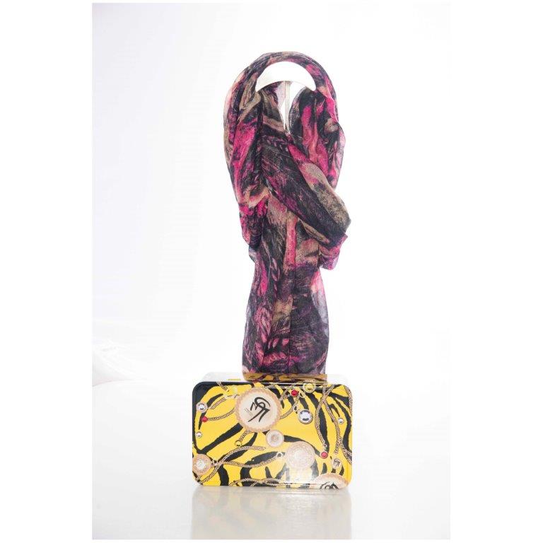 Pashmina Gai Mattiolo colore Fuxia art. SC0008