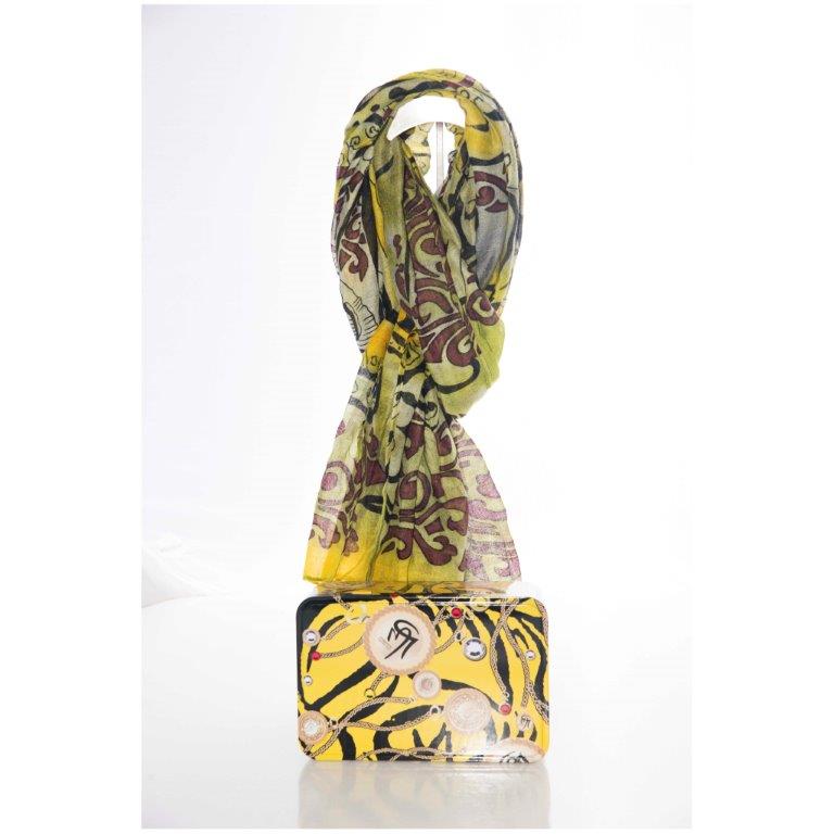 Pashmina Gai Mattiolo colore Yellow art. SC0056