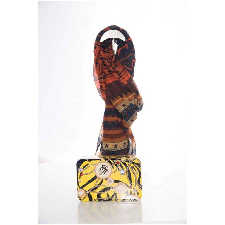 Pashmina Gai Mattiolo colore Brown art. SC0013