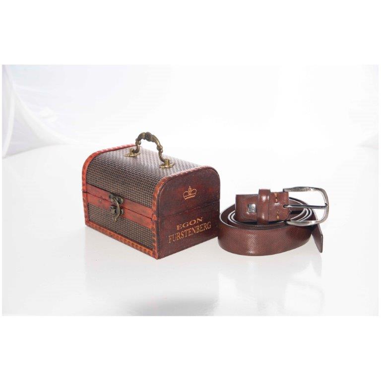 Cintura da uomo Fursenberg Egon testa di moro