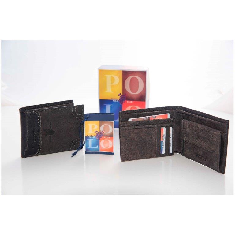 Portafoglio uomo Harvey Miller Polo Club nero