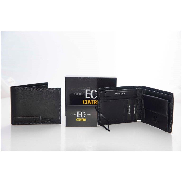 Portafoglio uomo Coveri Contemporary nero Art. 731250