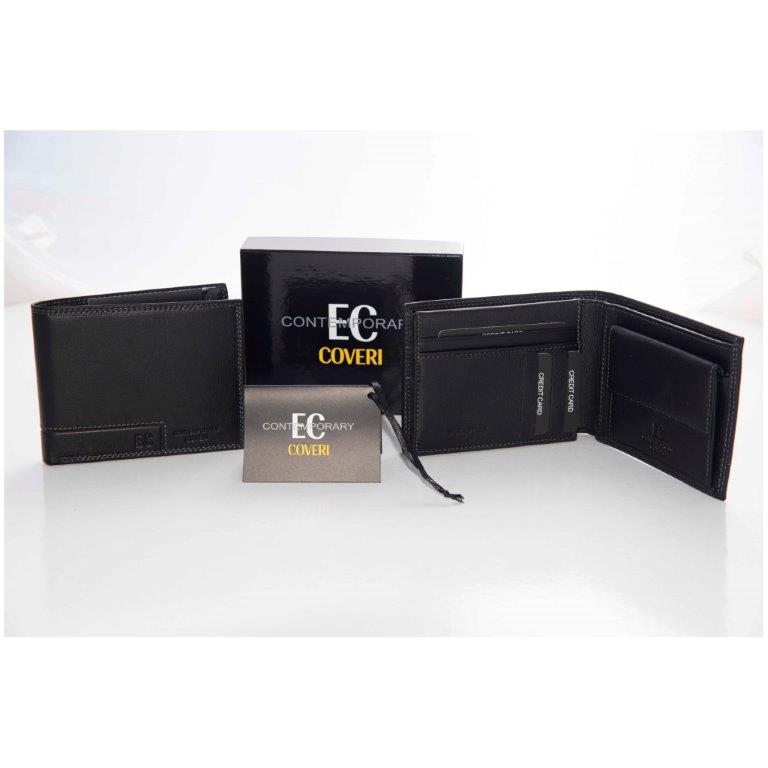 Portafoglio uomo Coveri Contemporary nero Art. 731292
