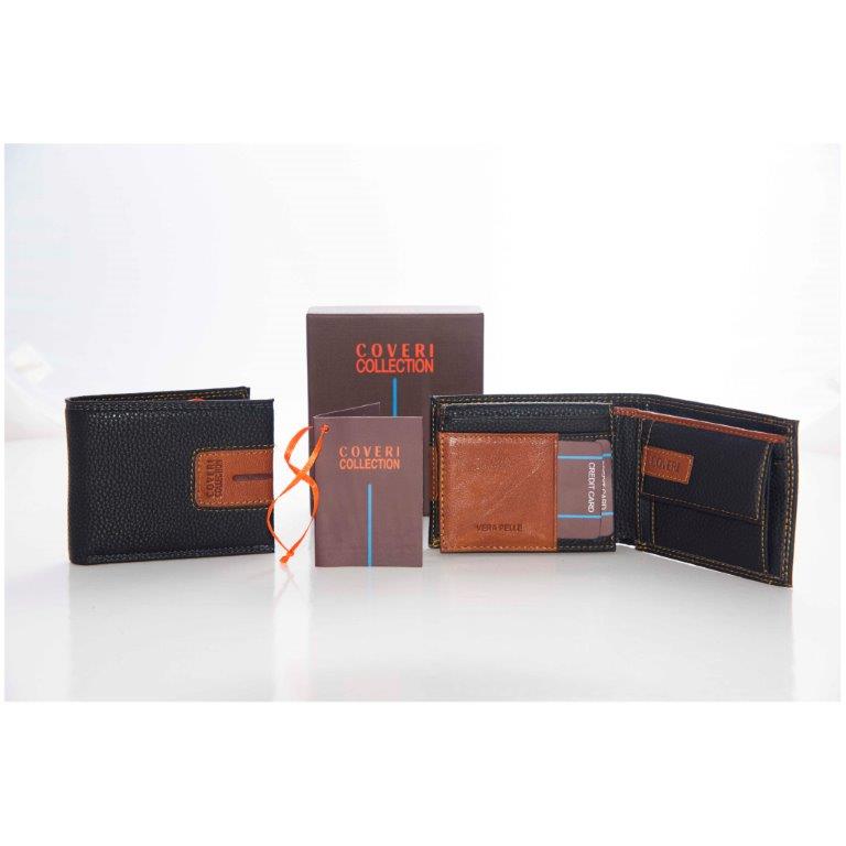 Portafoglio uomo Coveri nero cuoio Art. 159992