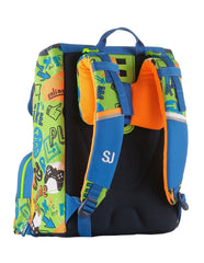 Zaino coordinati Seven Schoolpack Sj Gang High Tech Boy Con Astuccio e schienale regolabile
