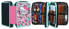 Coordinato zaino Hello Kitty seven + astuccio 3 zip