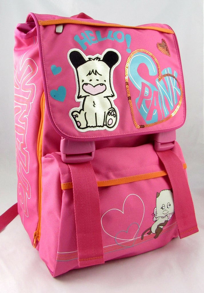 Zaino sdoppiabile big seven Hello Spank Rosa scuola elmentare media
