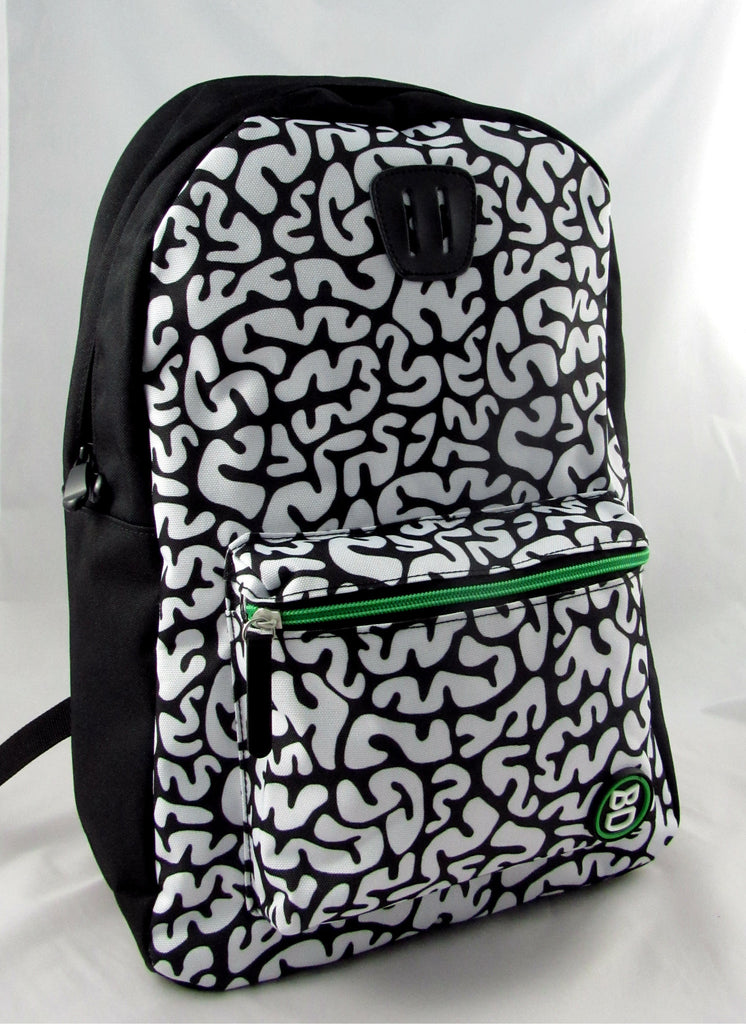 Zaino Seven tondo americano Bastardi dentro Brain grafica bianca