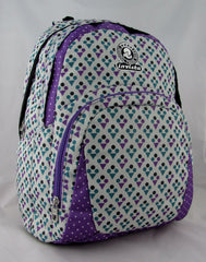 ZAINO INVICTA tondo format - FANTASY GIRL - Viola - scuola e tempo libero - 28 LT doppio scomparto