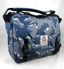 Fox Shoulder Invicta tracolla postina blu con porta pc e tablet scuola e tempo libero