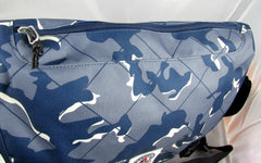 Fox Shoulder Invicta tracolla postina blu con porta pc e tablet scuola e tempo libero