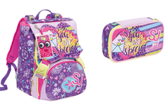 ZAINO COORDINATO SDOPPIABILE SCHOOLPACK SJ GANG HIGH TECH GIRL E ASTUCCIO