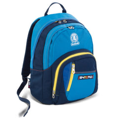 Zaino Invicta tondo Syncro format blu azzurro doppio scomparto technoframe