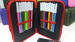 ASTUCCIO 3 ZIP TINTA UNITA