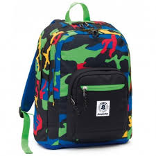 ZAINO INVICTA tondo format - camouflage fantasia - scuola e tempo libero doppio scomparto