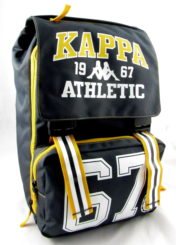 ZAINO SCUOLA SEVEN KAPPA ESTENSIBILE GRIGIO GIALLO