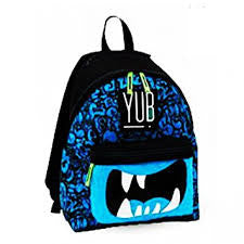zaino tondo seven yub svalvolati fantasia azzurro face con sacca in omaggio