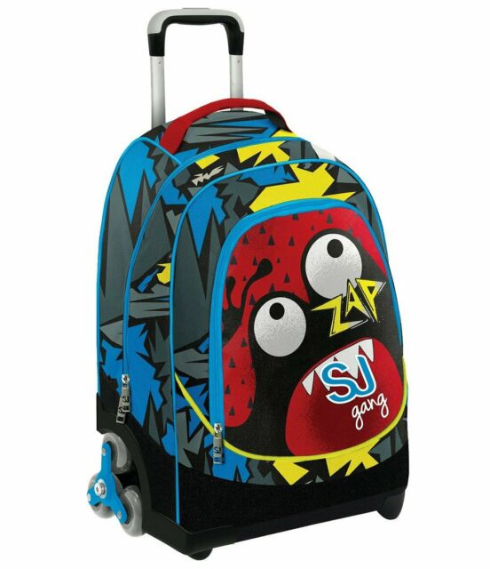 ZAINO TROLLEY TRE RUOTE CARRELLO FACCE zaino faccine Boy seven SJ