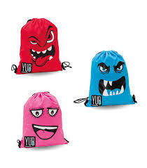 zaino tondo seven yub svalvolati fantasia azzurro face con sacca in omaggio