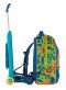 Zaino con carrello trolley jack junior boy blu seven sj