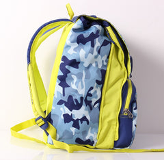 Zaino Seven scuola sdoppiabile Big - SEVEN MIMETIC - Blu Giallo - estensibile