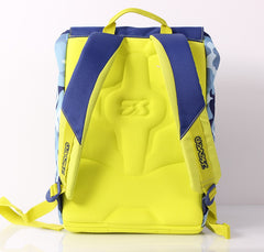 Zaino Seven scuola sdoppiabile Big - SEVEN MIMETIC - Blu Giallo - estensibile