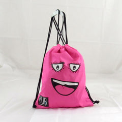zaino tondo seven yub svalvolati fantasia fuxia face con sacca in omaggio