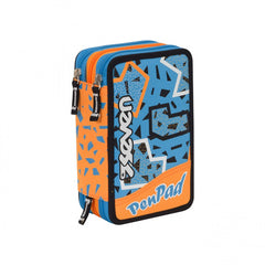 Astuccio 3 ZIP Seven  boy pen pad high tech completo di tutto