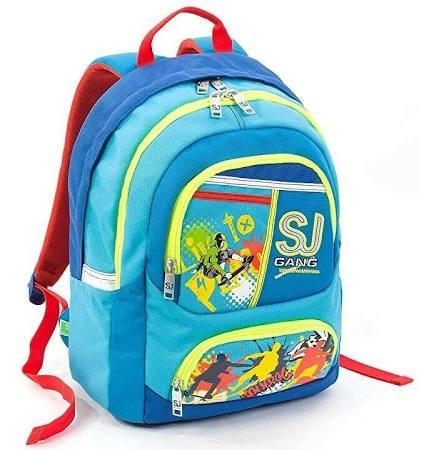 Zaino tondo Seven SJ BOY azzurro. Entra nel mitico mondo di SJ!!