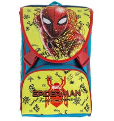 Zaino spiderman squadrato seven + omaggio un fantastico walkie talkie