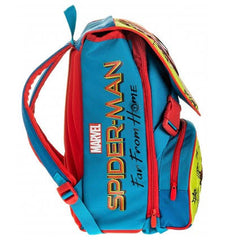 Zaino spiderman squadrato seven + omaggio un fantastico walkie talkie