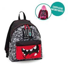 zaino tondo seven yub svalvolati fantasia fuxia face con sacca in omaggio