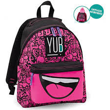 zaino tondo seven yub svalvolati fantasia azzurro face con sacca in omaggio