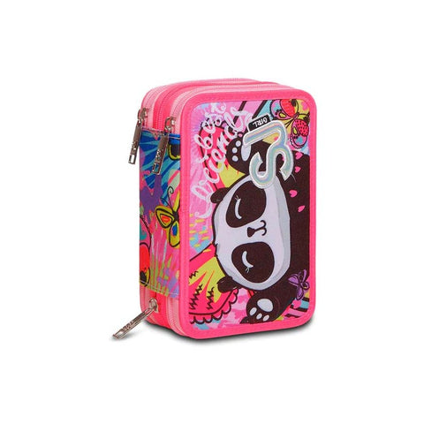 ASTUCCIO 3 ZIP SJ 3D PANDA GIRL