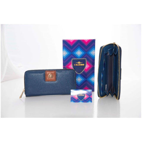 Portafoglio donna Charro blu