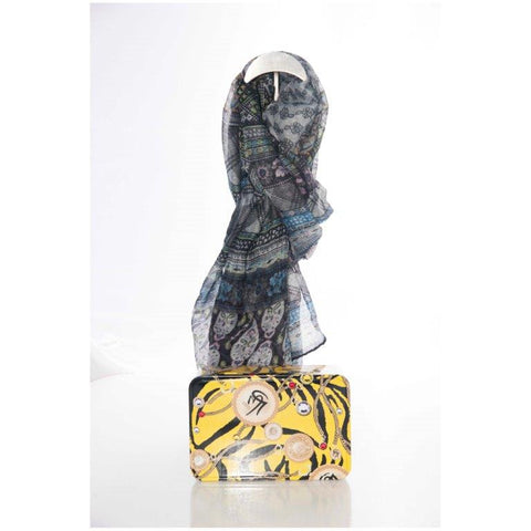 Pashmina Gai Mattiolo colore Blu art. SC0007