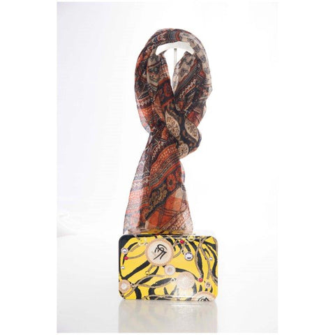 Pashmina Gai Mattiolo colore Brown art. SC0007