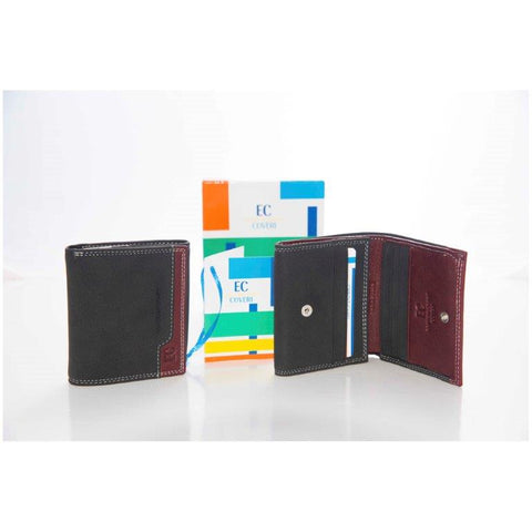 Portafoglio uomo Contemporary Coveri  nero bordo
