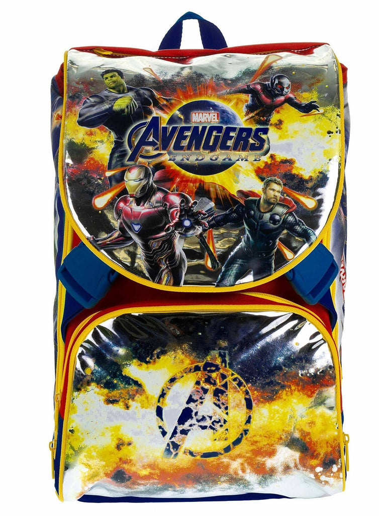 Zaino Seven Estensibile Big Marvel Avengers + omaggio gadgert giocattolo Spiderman