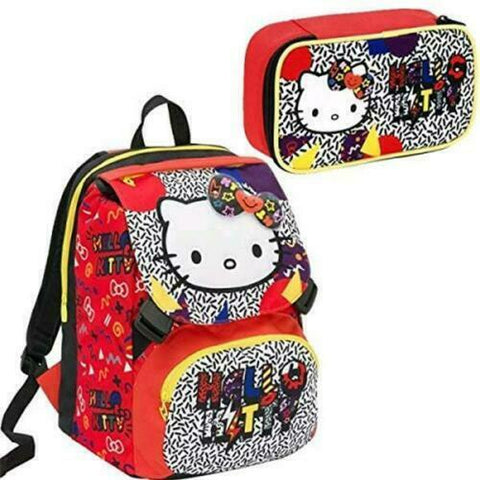 Coordinato zaino Hello Kitty seven + astuccio