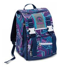 Zaino scuola sdoppiabile INVICTA arrow blu viola